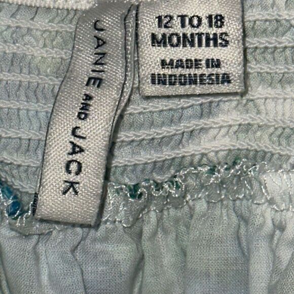 Janie and Jack Romper Toddler Girl 12-18 months - Picture 3 of 10